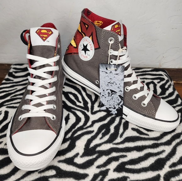 NEW Converse All Star Superman Men 8/Women 10 - Picture 2 of 11
